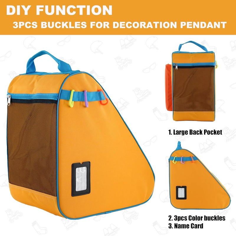 HEXIFUL Skate Bag for Ice, Inline, Roller & Quad Skates - Kids & Adults - Image 5